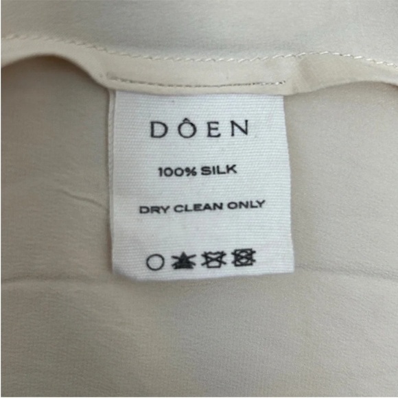 Doen Elouise Silk Dress Mother Of Pearl NWT - Picture 12 of 13